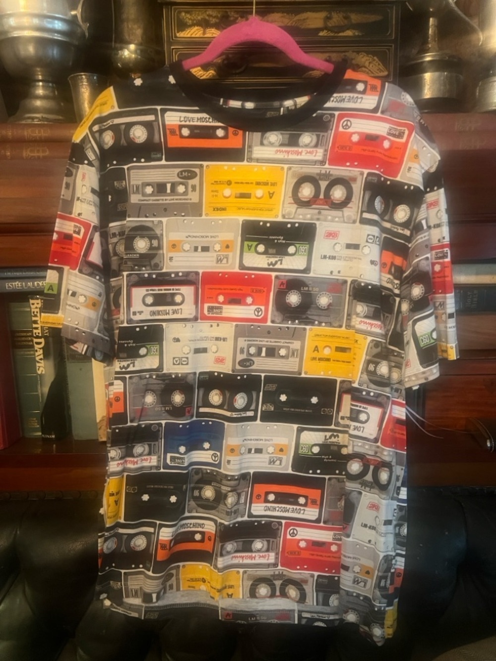FINAL MARKDOWN Cassette Print Short Sleeve Tee - Multicolor